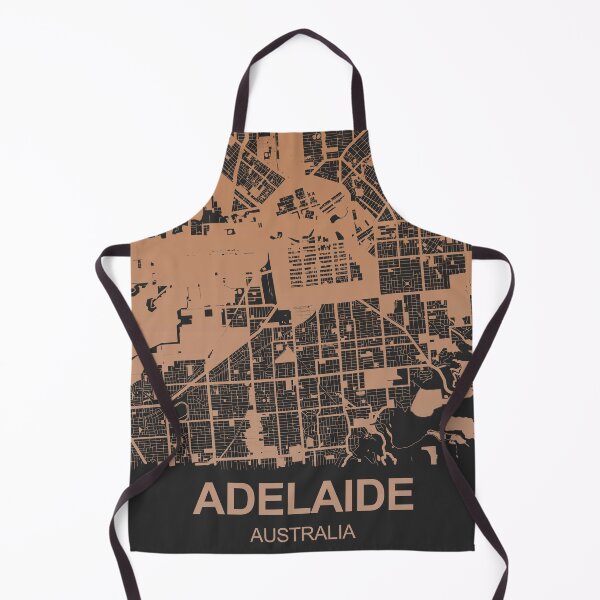 Item preview, Adelaide Map Art Chocolate color Australia designed and sold by EpicMaps.