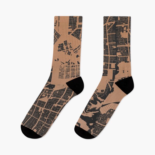 Item preview, Adelaide Map Art Chocolate color Australia designed and sold by EpicMaps.