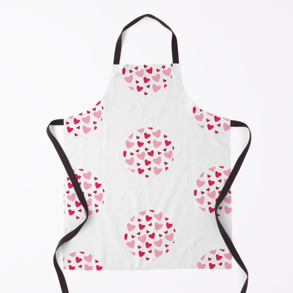Item preview, Pink Red Hearts Circle Print designed and sold by edwinvisuals.