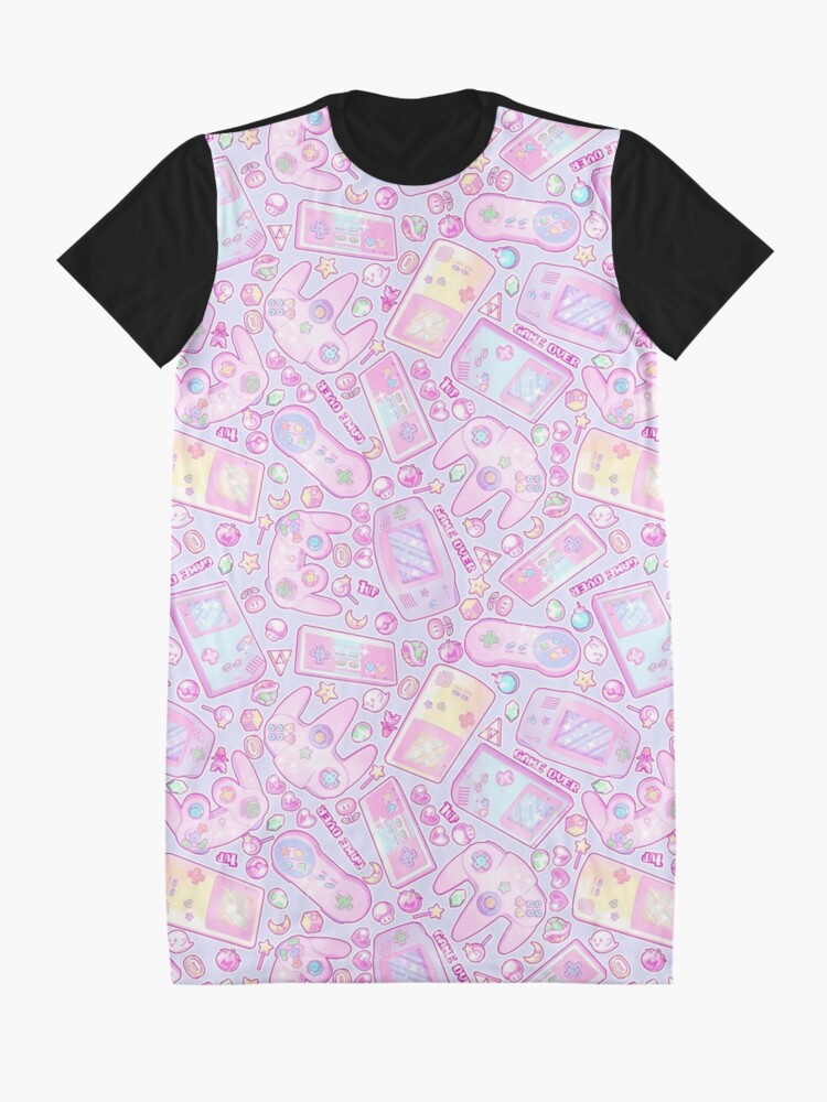 Alternate view of Power Up! Graphic T-Shirt Dress