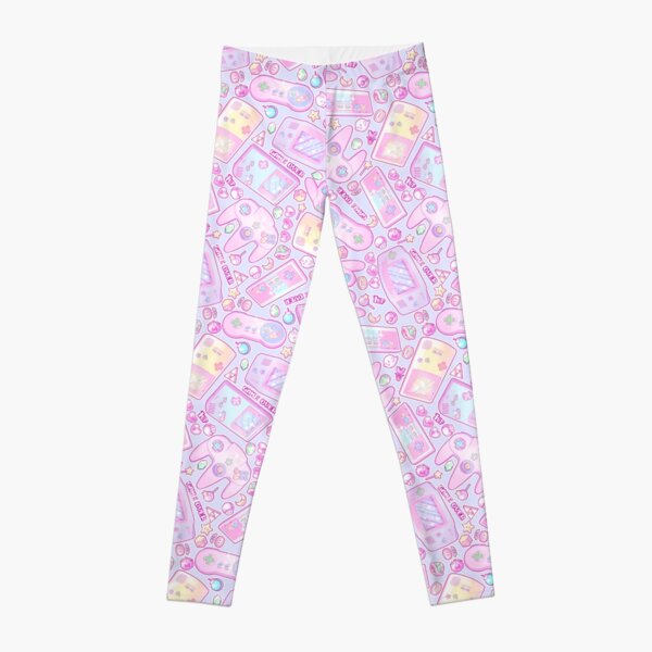 Peach pixel splat sports leggings - wild peach clothing