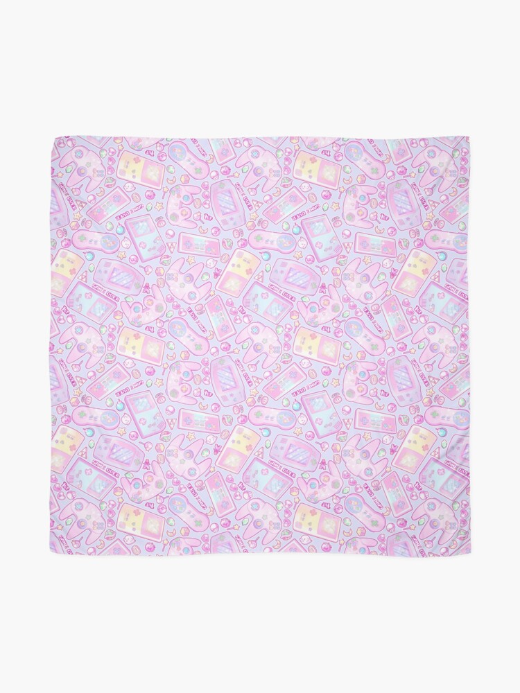 Thumbnail 2 of 3, Scarf, Power Up! designed and sold by PastelPollution.