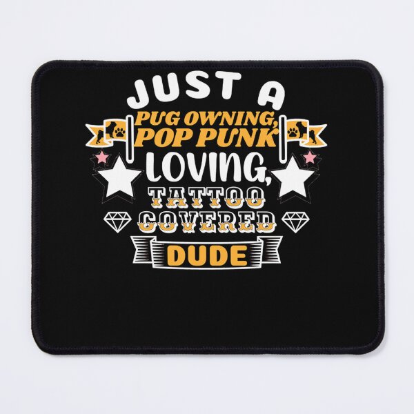 Artikelvorschau, Pug Owner Pop Punk Lover Tattoo Enthusiast Unique Graphic Tank Top entworfen und verkauft von evieathena.