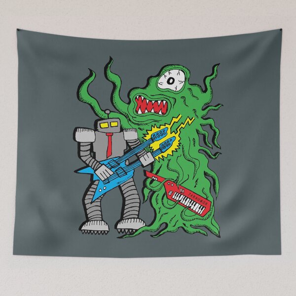 Item preview, Robot Monster Power Jam designed and sold by RobBlake.