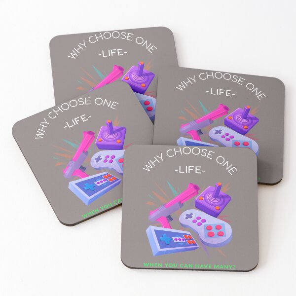 Item preview, Gamers Get to Choose How Many Lives They Live - Gaming Design designed and sold by Frame-n-Play.