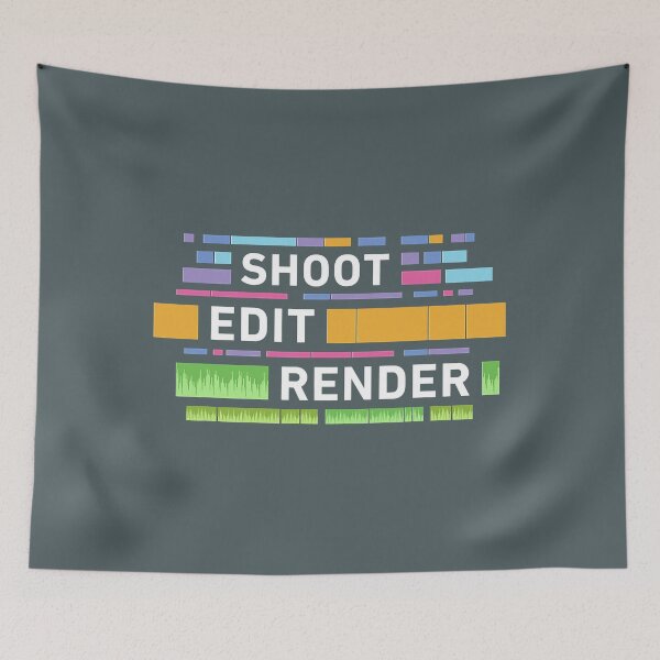 Item preview, Shoot Edit Render  Video Editor Editing Videographer designed and sold by RobBlake.