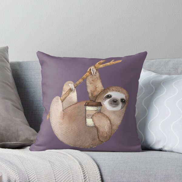 Item preview, Three Toed Sloth Just Hangin' Out Enjoying a Coffee designed and sold by RobBlake.