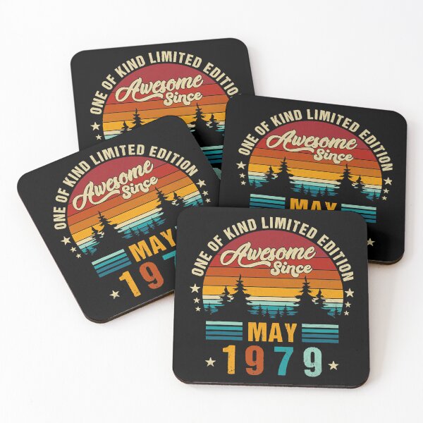 Item preview, Vintage 43th Birthday Awesome Since may 1979 epic legend  designed and sold by RobBlake.