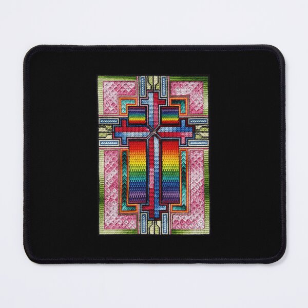 Item preview, Abstract Cross Needlepoint Classic  designed and sold by jayeshainch.
