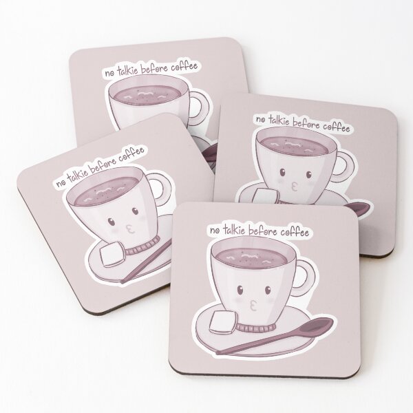 Item preview, No Talkie before Coffee | Coffee Lover designed and sold by Yellow Coffee.