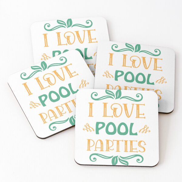 Item preview, Summer vintage , I Love Pool Parties designed and sold by Goreda.