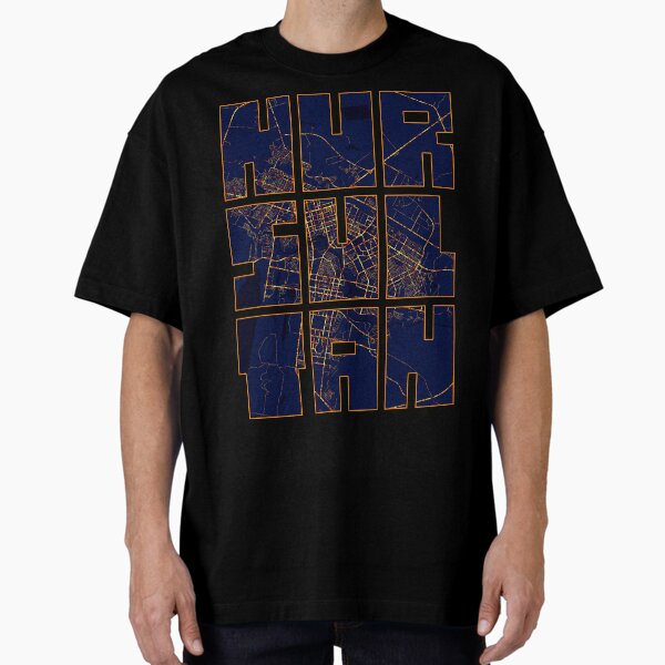 Item preview, Nur-Sultan, Kazakhstan Map  - City At Night designed and sold by deMAP.