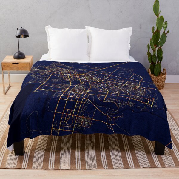 Item preview, Nur-Sultan, Kazakhstan Map  - City At Night designed and sold by deMAP.