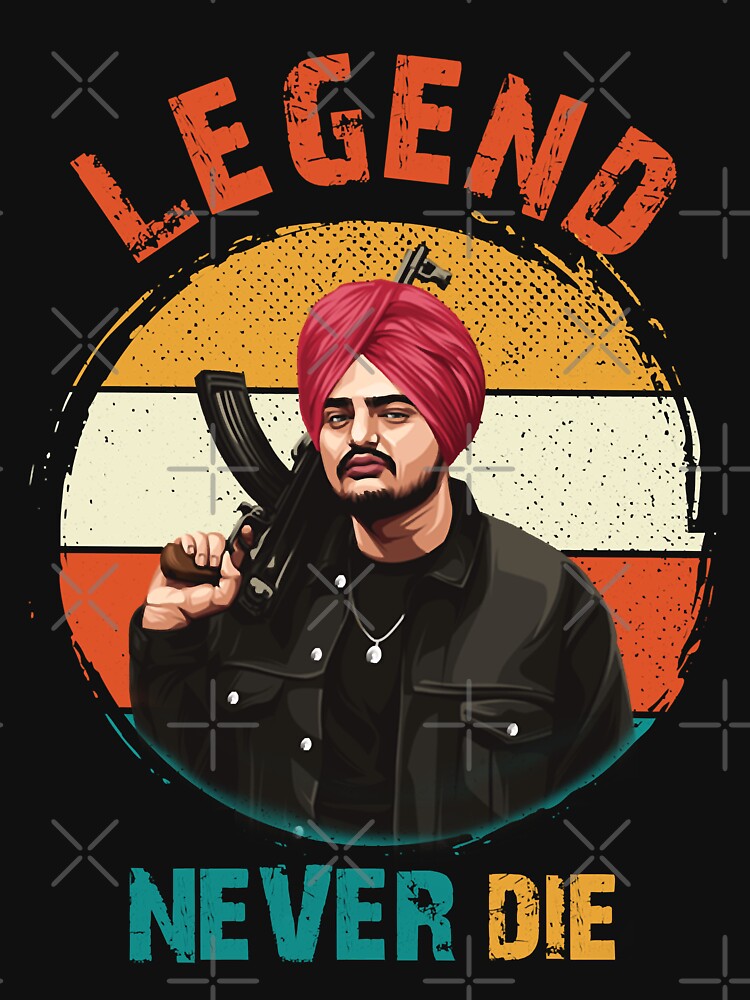 Legends never die sidhu moose wala  Art Print for Sale by Desi Merch