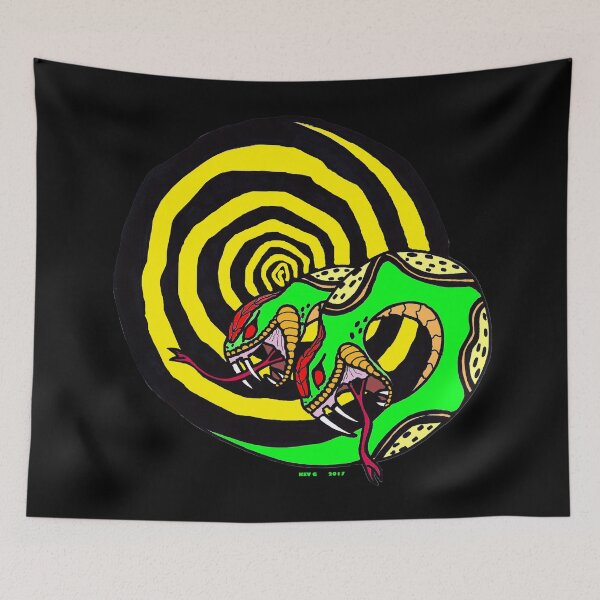 Item preview, SNAKE SPIRAL - Art By Kev G designed and sold by ArtByKevG.