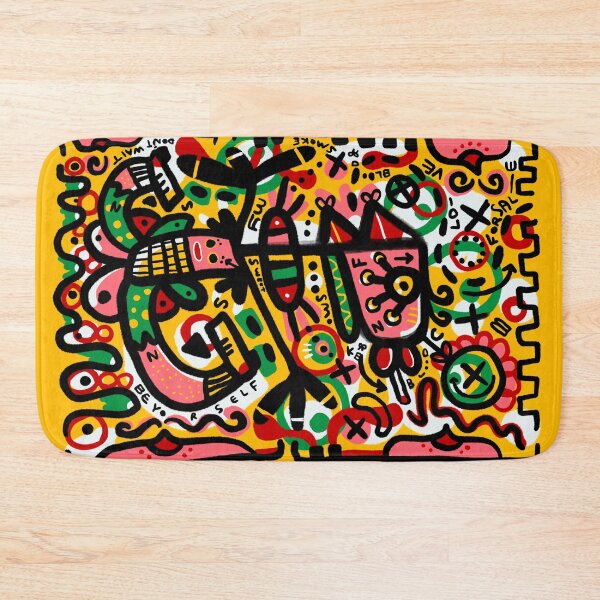 Item preview, Abstract bird woman tribal childlike style / 04 designed and sold by GreissDesign.