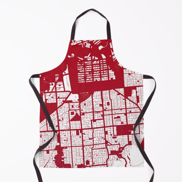 Artikelvorschau, Adelaide Map Art red wine color Australia entworfen und verkauft von EpicMaps.