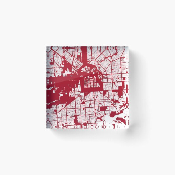 Aperçu de l'œuvre Adelaide Map Art red wine color Australia créée et vendue par EpicMaps.