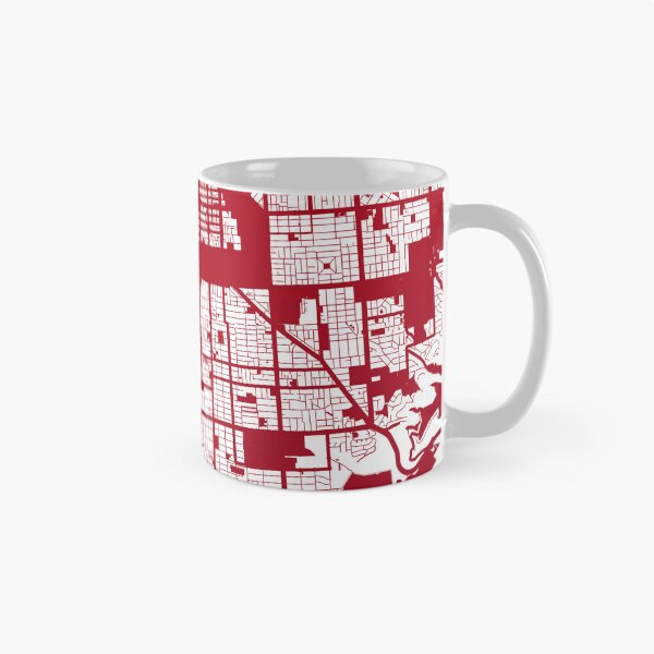 Item preview, Adelaide Map Art red wine color Australia designed and sold by EpicMaps.