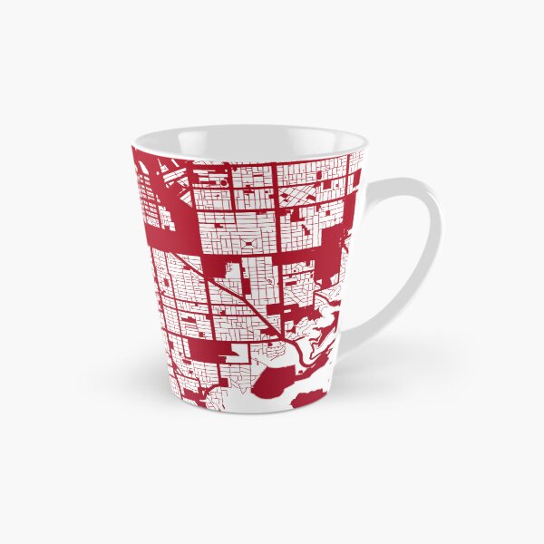 Artikelvorschau, Adelaide Map Art red wine color Australia entworfen und verkauft von EpicMaps.