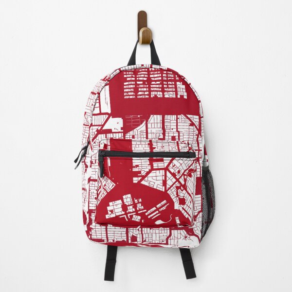 Item preview, Adelaide Map Art red wine color Australia designed and sold by EpicMaps.