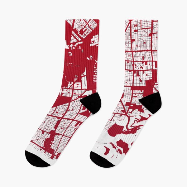 Item preview, Adelaide Map Art red wine color Australia designed and sold by EpicMaps.