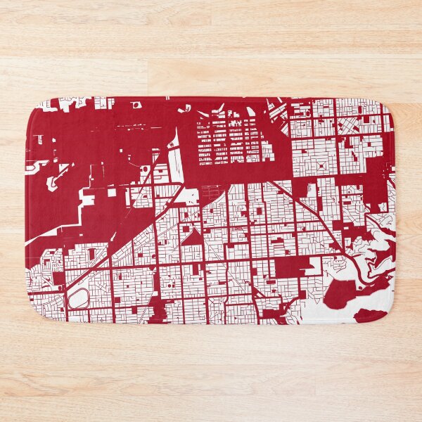 Artikelvorschau, Adelaide Map Art red wine color Australia entworfen und verkauft von EpicMaps.