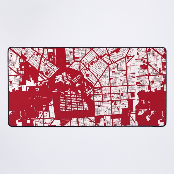 Item preview, Adelaide Map Art red wine color Australia designed and sold by EpicMaps.
