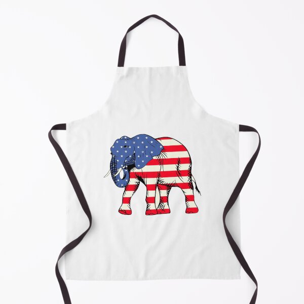 Item preview, icon Trunk sticker elephant american flag designed and sold by Shifa19.