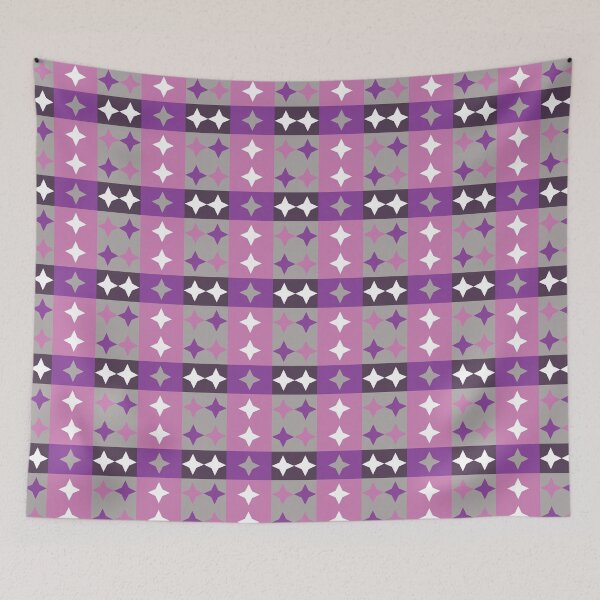 Item preview, pink and purple star pattern by dsrdirect designed and sold by dsrdirect.