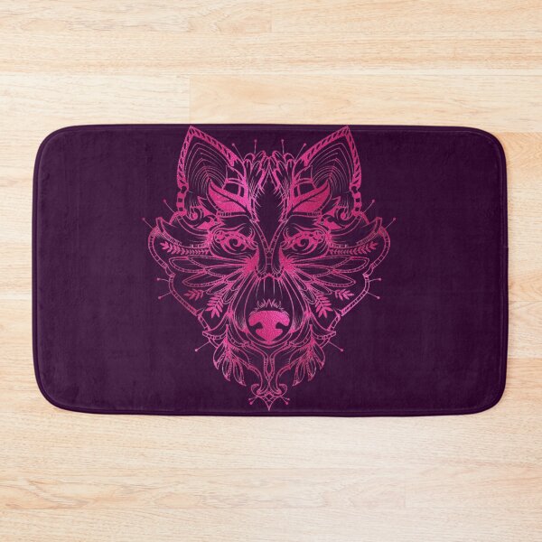 Item preview, Hot Pink Wolf Face designed and sold by Paulele.