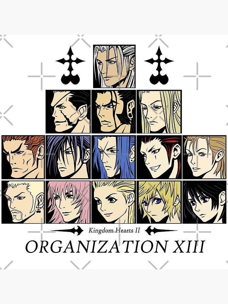 Kingdom hearts II Organization 13 (color)