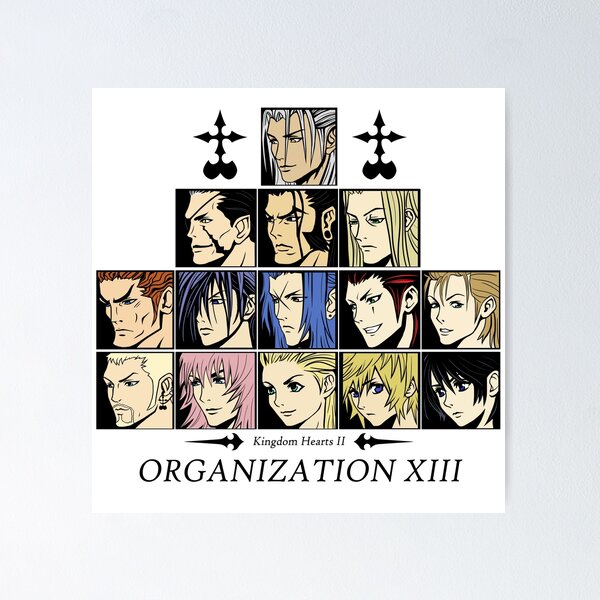 Item preview, Kingdom hearts II Organization 13 (color) designed and sold by Tvrs01001.