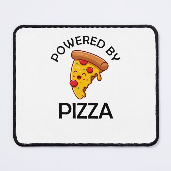 Item preview, Powered By Pizza Funny Pizza Quote designed and sold by theshirtinator.