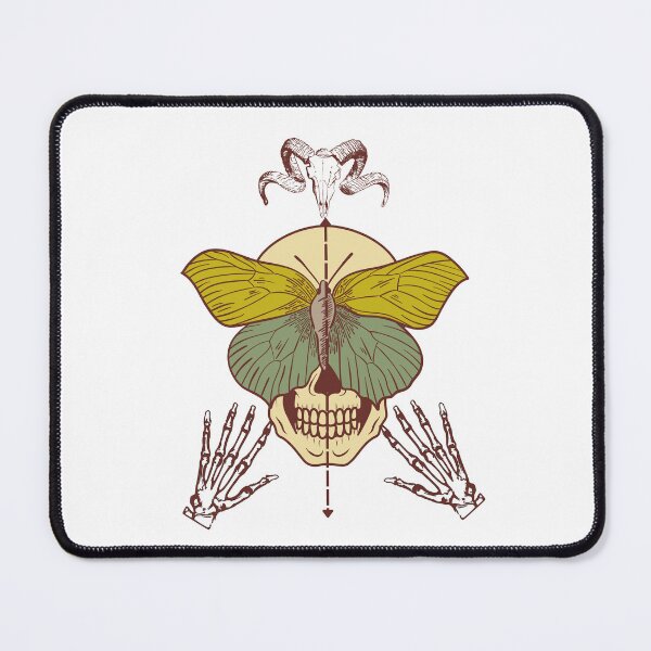 Item preview, Greenery skull-butterfly designed and sold by KS-Y.