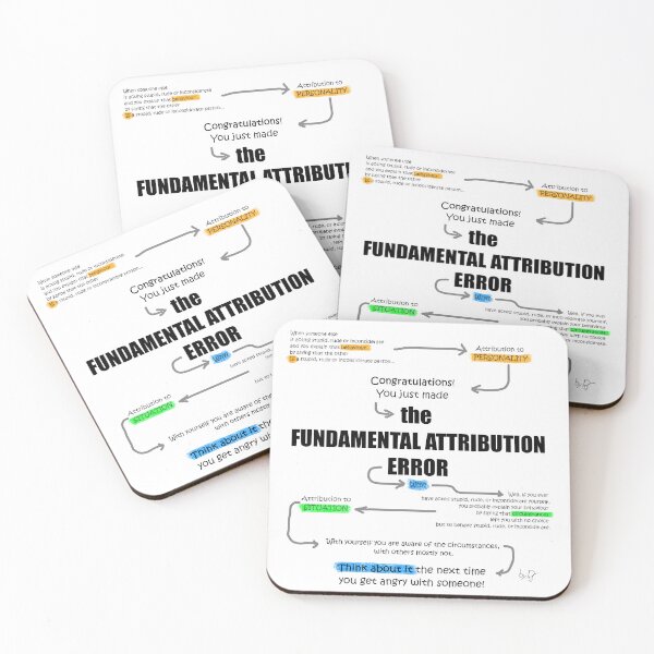 Item preview, Fundamental Attribution Error - Why Everyone Is So Inconsiderate, But You designed and sold by drRSart.