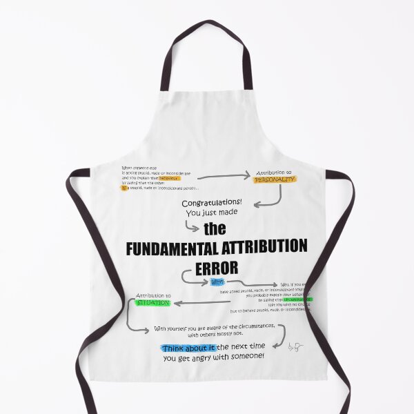 Item preview, Fundamental Attribution Error - Why Everyone Is So Inconsiderate, But You designed and sold by drRSart.