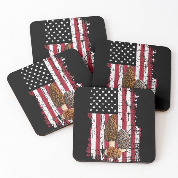 Item preview, Morel Mushroom Hunter Patriotic American USA Flag designed and sold by Earlene2365.