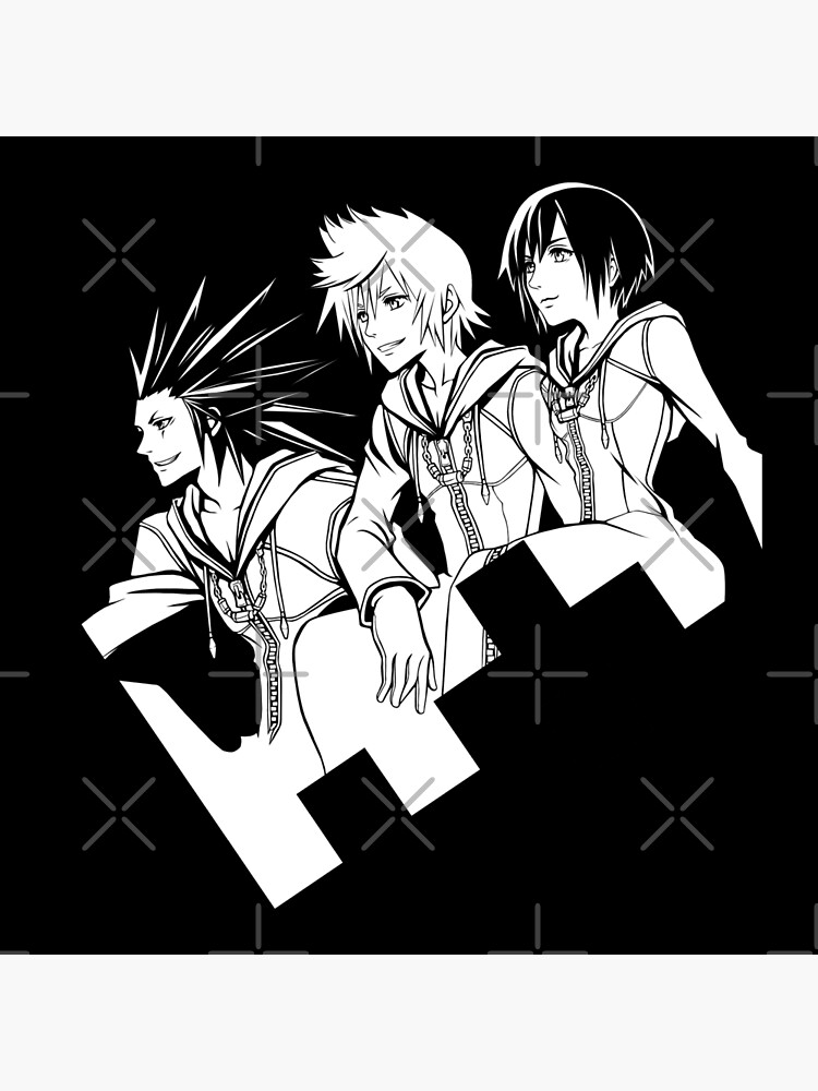 kingdom-hearts-358-2-days-black-version-poster-by-tvrs01001-redbubble