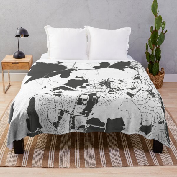 Item preview, Canberra Map Art Black white Australia designed and sold by EpicMaps.