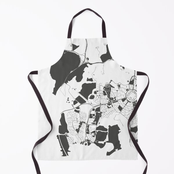 Item preview, Canberra Map Art Black white Australia designed and sold by EpicMaps.