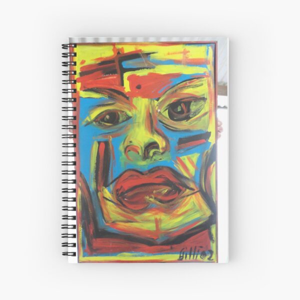 La Comedienne Triste Spiral Notebook