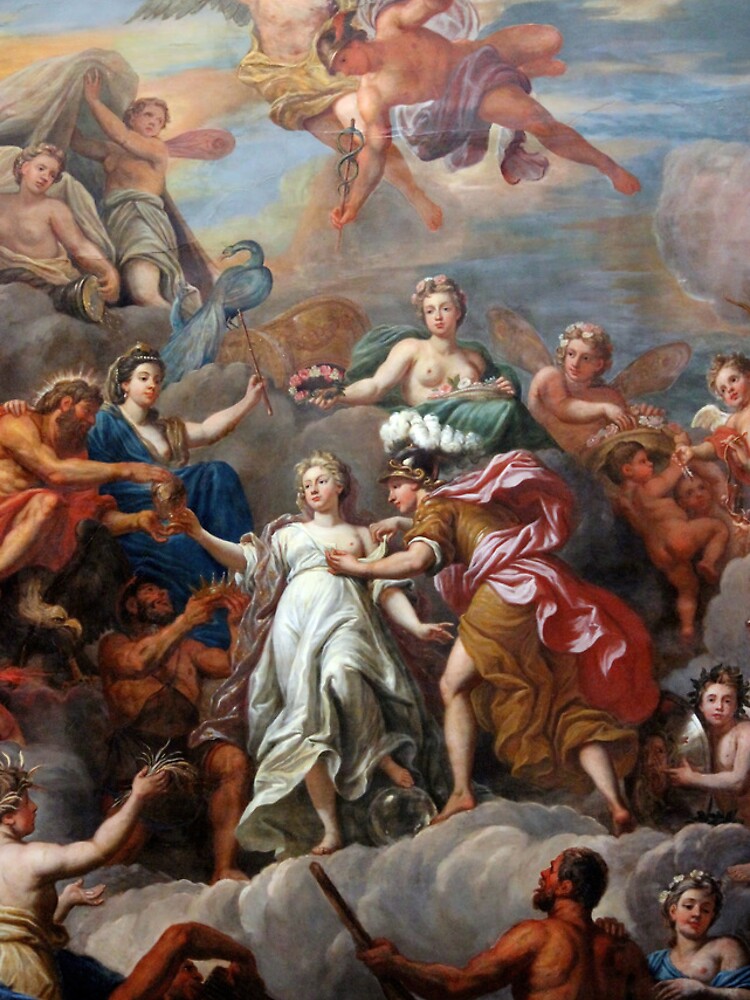 The Creation of Pandora Detail Ceiling Painting 