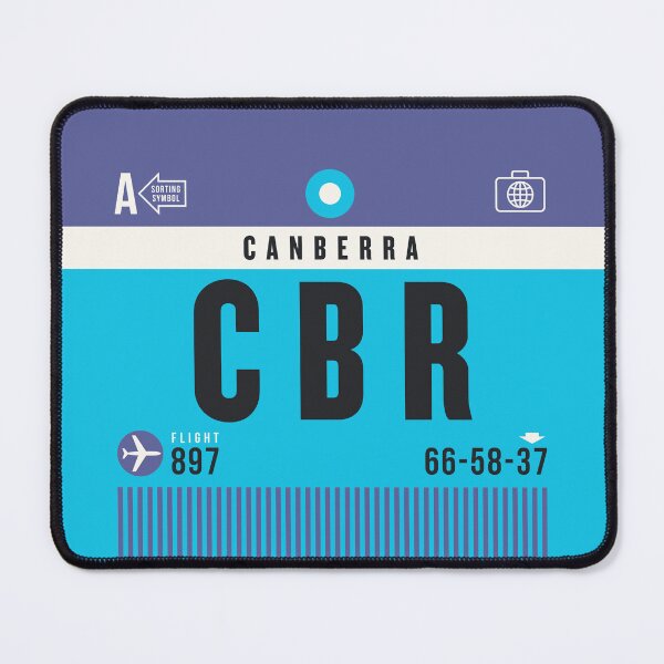 Item preview, Luggage Tag A - CBR Canberra Australia designed and sold by VoodooCircus.