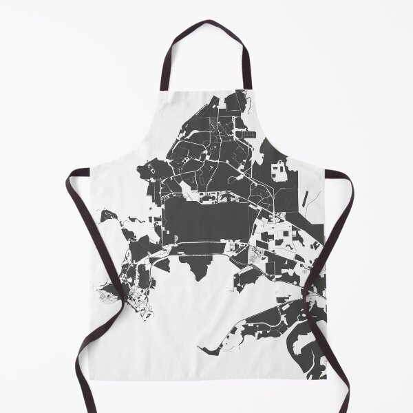 Item preview, Darwin Map Art Black white Australia designed and sold by EpicMaps.