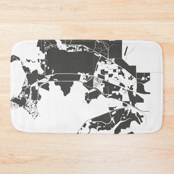 Item preview, Darwin Map Art Black white Australia designed and sold by EpicMaps.