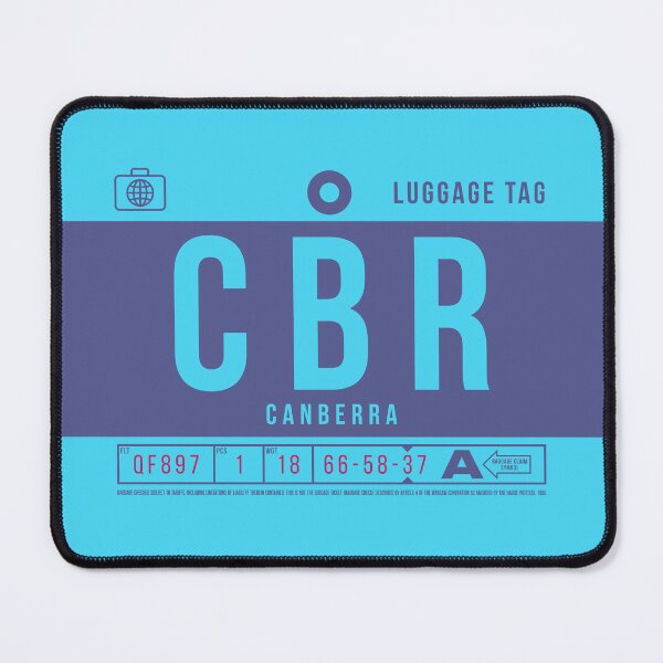 Item preview, Luggage Tag B - CBR Canberra Australia designed and sold by VoodooCircus.