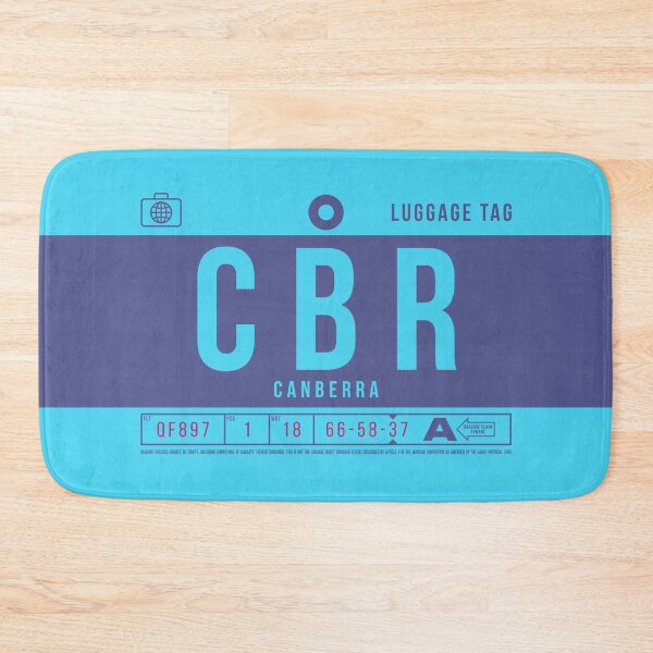 Item preview, Luggage Tag B - CBR Canberra Australia designed and sold by VoodooCircus.