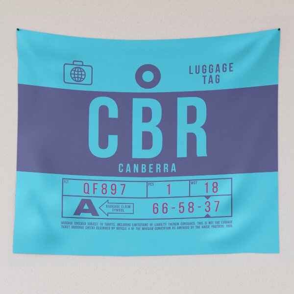 Item preview, Luggage Tag B - CBR Canberra Australia designed and sold by VoodooCircus.