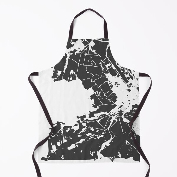 Item preview, Hobart Map Art Black white Australia designed and sold by EpicMaps.